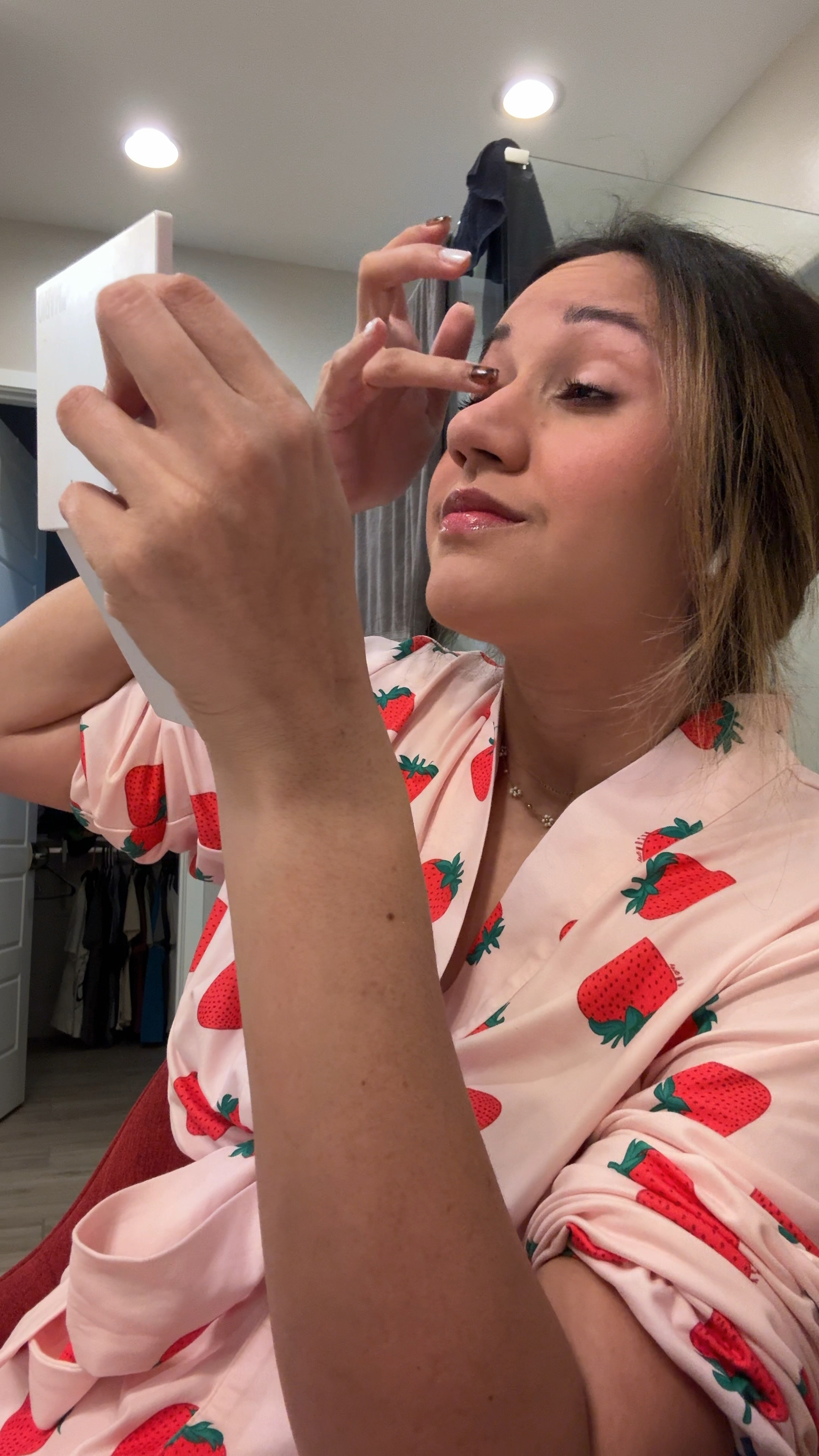 the best quick eyeshadow that adds such a good sparkle but not *too* much!! Def a FAVORITE! Also linked similar robes! 

#LTKBeauty #LTKBaby #LTKBump