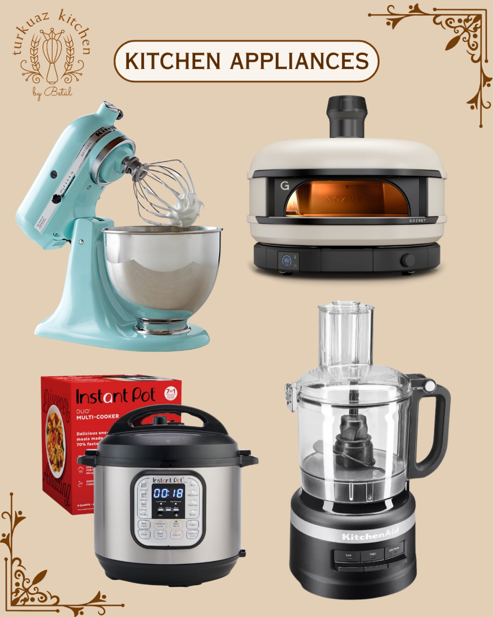 You know I love doing everything by hand, but sometimes life just doesn’t allow it! These are my favorite appliances to allow you to have beautiful homemade food with a fraction of the effort  