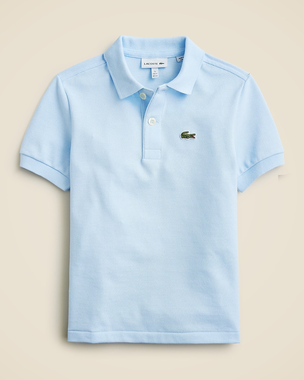Kids' Lacoste® polo shirt in smaller sizes | J. Crew US