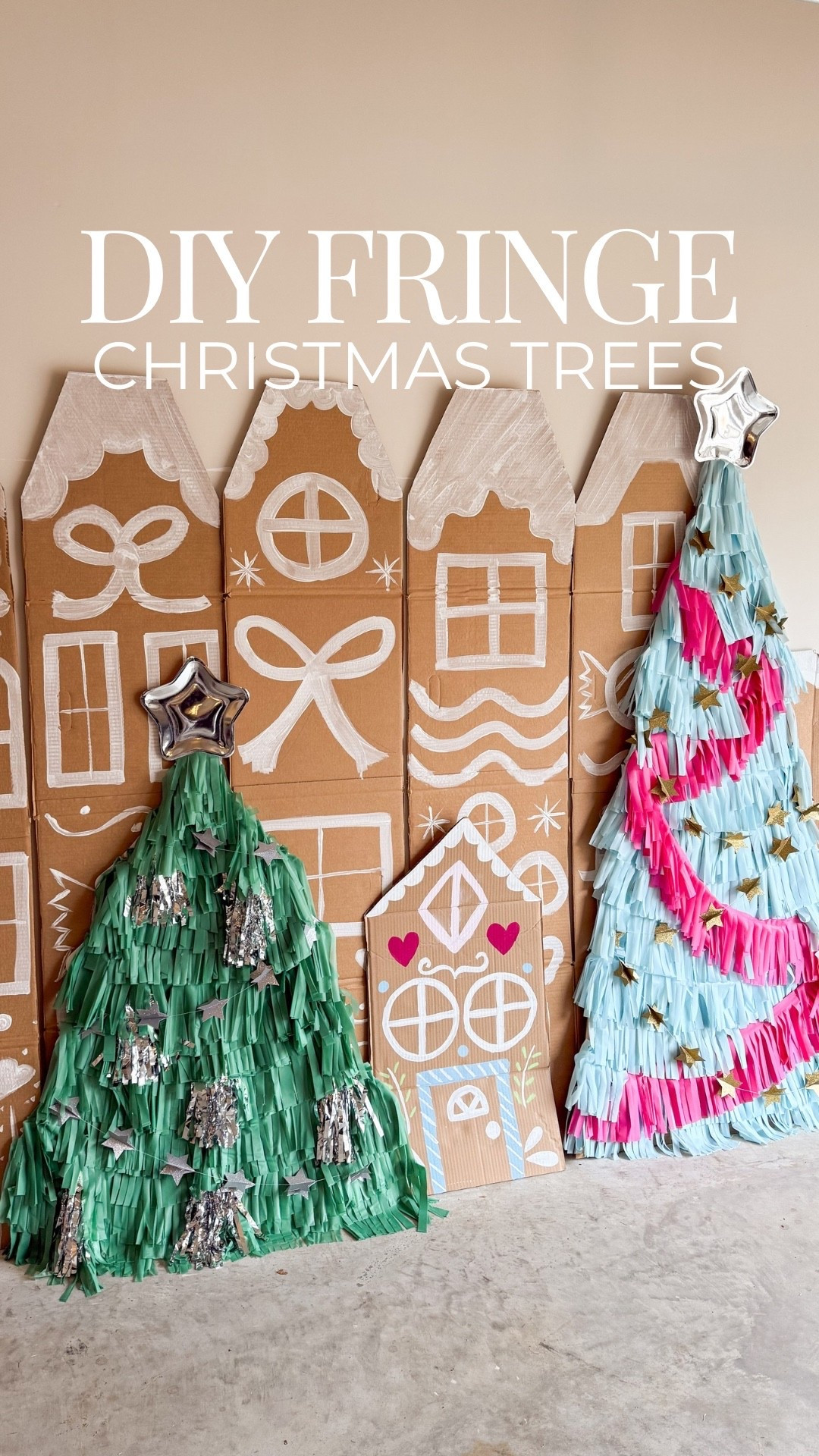 DIY Fringe Christmas Tree! 🎄 

These fringe banner Christmas trees are selling online for hundreds, but you can make them at home for under twenty bucks. They’re perfect for Christmas parties, school or classroom decor, or kids’ rooms - an easy way to brighten up any space and add a little Christmas magic! 
.
.
.
#diychristmasdecor #christmascrafts #holidaydiy #christmasdecorideas #fringechristmastree #easychristmasdiy #holidayhomedecor #diyprojects #christmastiktok #craftingchristmas 
diy christmas tree craft, fringe banner christmas tree, kids christmas decor, diy holiday decorations, easy christmas diy, christmas crafts, holiday party, room mom ideas, classroom decor 


#LTKKids #LTKHome #LTKHoliday