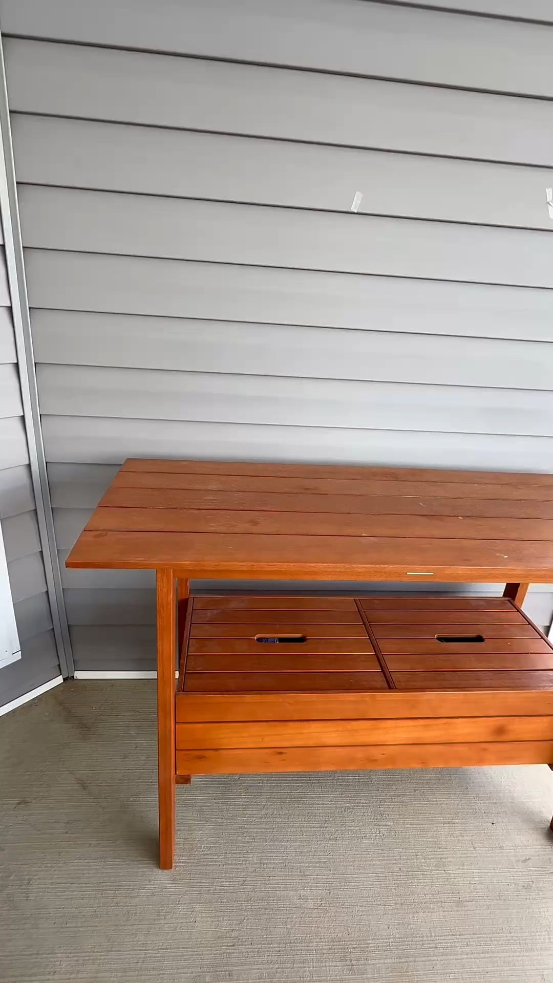 This is the perfect little table never the TV for our patio! 

Love the little storage space for pool supplies etc!! 

#LTKSeasonal #LTKMothersDay #LTKSaleAlert