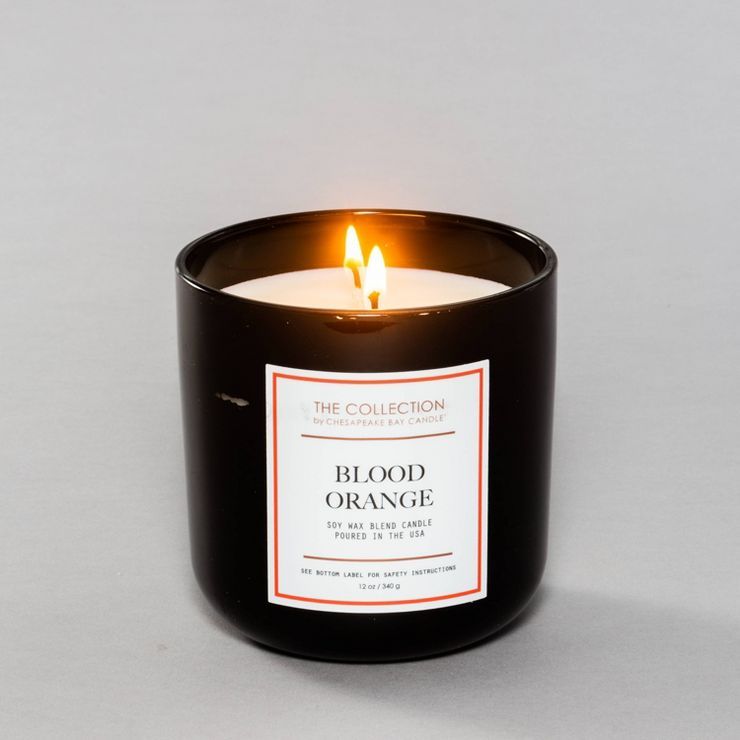 12oz Lidded Glass Jar 2-Wick Candle Blood Orange - The Collection By Chesapeake Bay Candle | Target