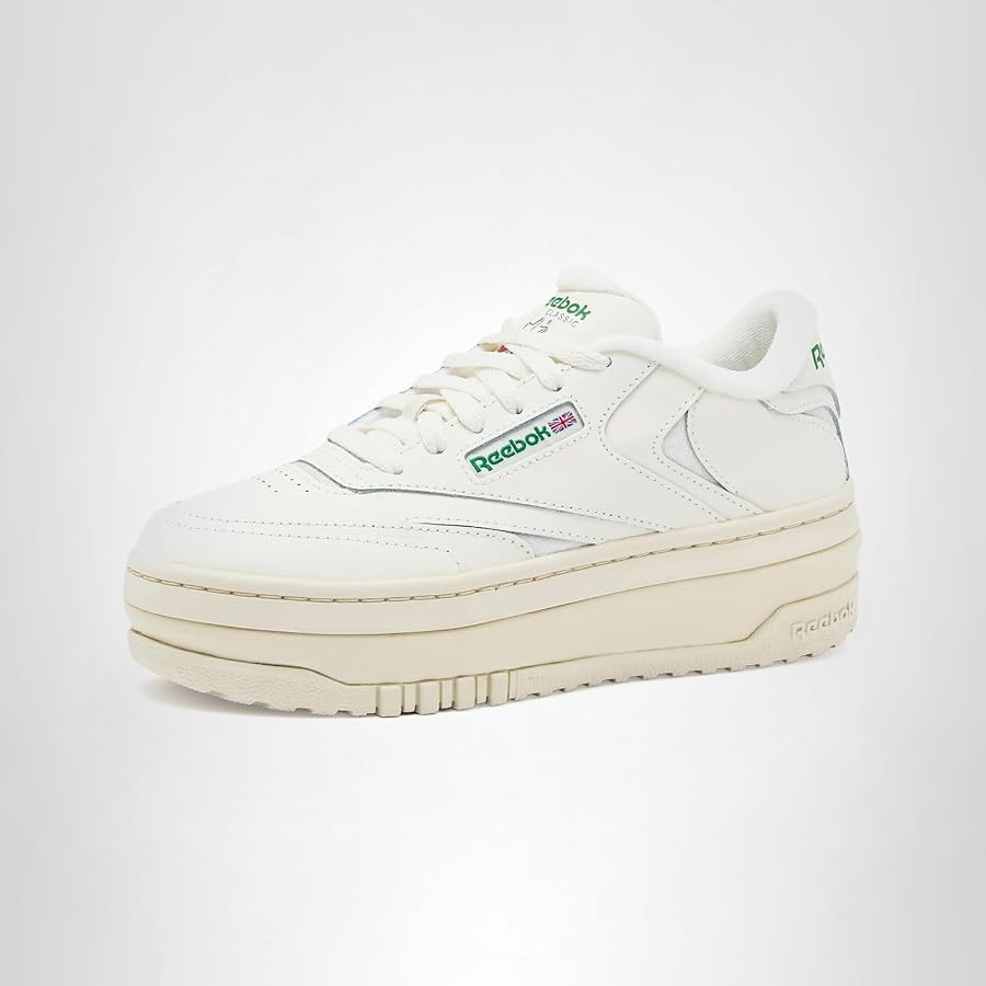 Reebok Club C Extra Platform Sneakers for Women - White Casual Tennis Women's Fashion Sneakers - ... | Amazon (US)
