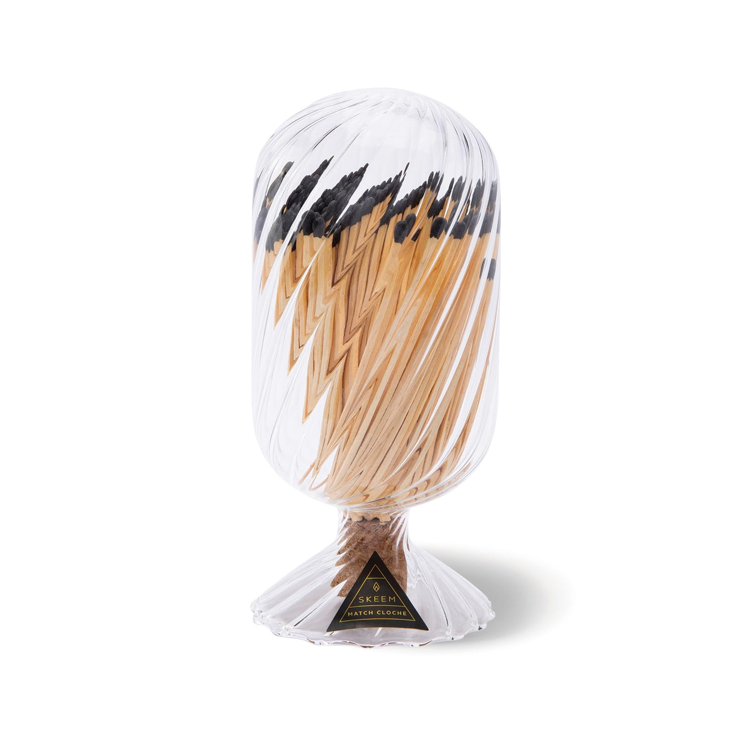 Skeem Helix Match Cloche with Striker - Includes 120 4 Inch Black-Tipped Matches - Perfect Candle... | Amazon (US)