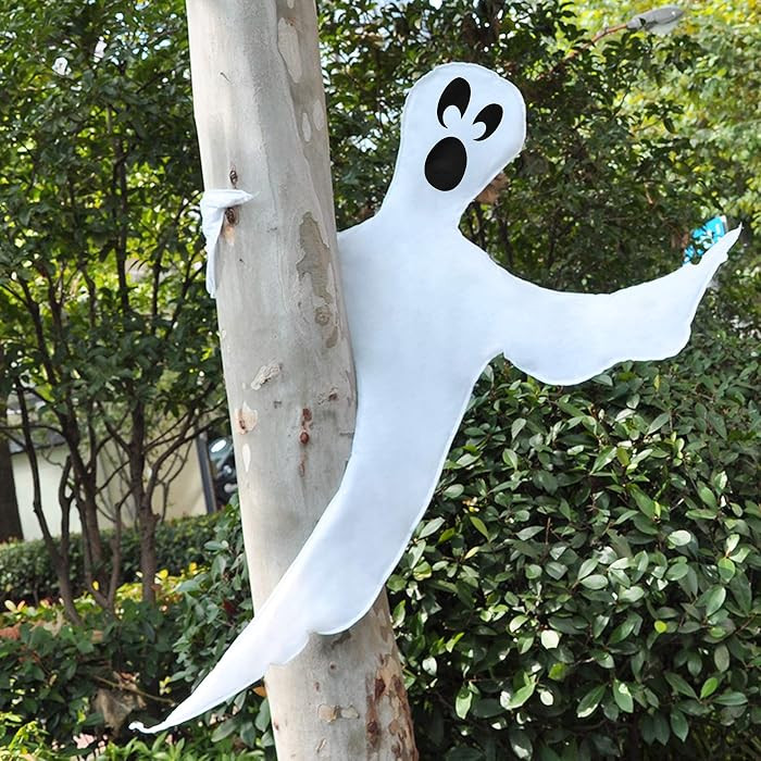 JOYIN Halloween Tree Wrap Ghost Decoration Outdoor, Cute Ghost Design Decorations for Halloween L... | Amazon (US)