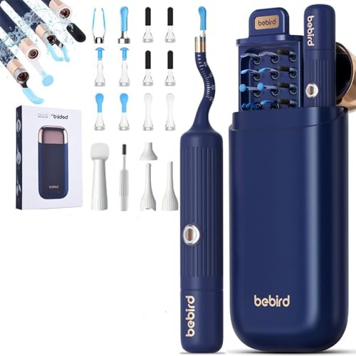 Ear Wax Removal Tool,Ear Wax Removal Tool with Flexible Visual Light Otoscope,Ear Cleaner with Painless Tweezers/Spade/Spoon/Pick,Ear Wax Removal Kit for Family | Amazon (US)