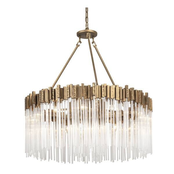 Varaluz Matrix 12-light Havana Gold Pendant - Havana Gold | Bed Bath & Beyond