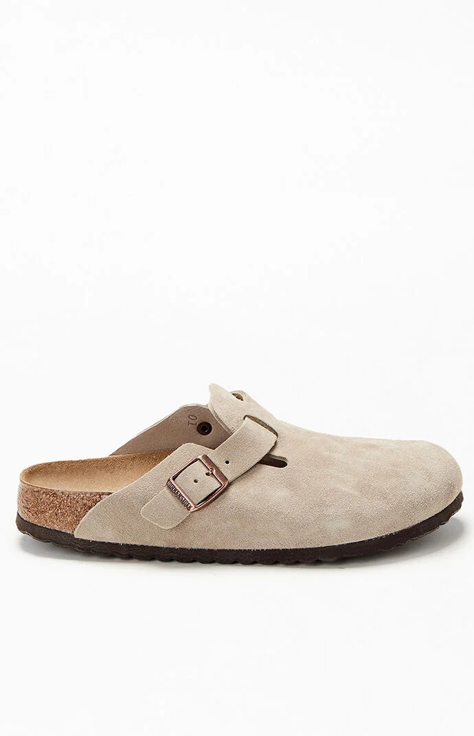 Birkenstock Women's Boston Soft Footbed Clog Taupe - Size 5 | PacSun