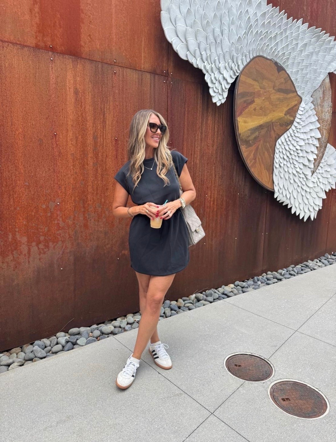 This little black dress is one you’ll wear on repeat. Throw it on with sneakers for errands, dress it up with sandals for dinner, or layer it with a denim jacket when the temps cool down.

little black dress, casual black dress, everyday outfit, sneakers outfit, summer style, travel outfit, versatile dress, wardrobe staple, effortless style, themominstyle

#LTKootd #LTKSeasonal #LTKActive