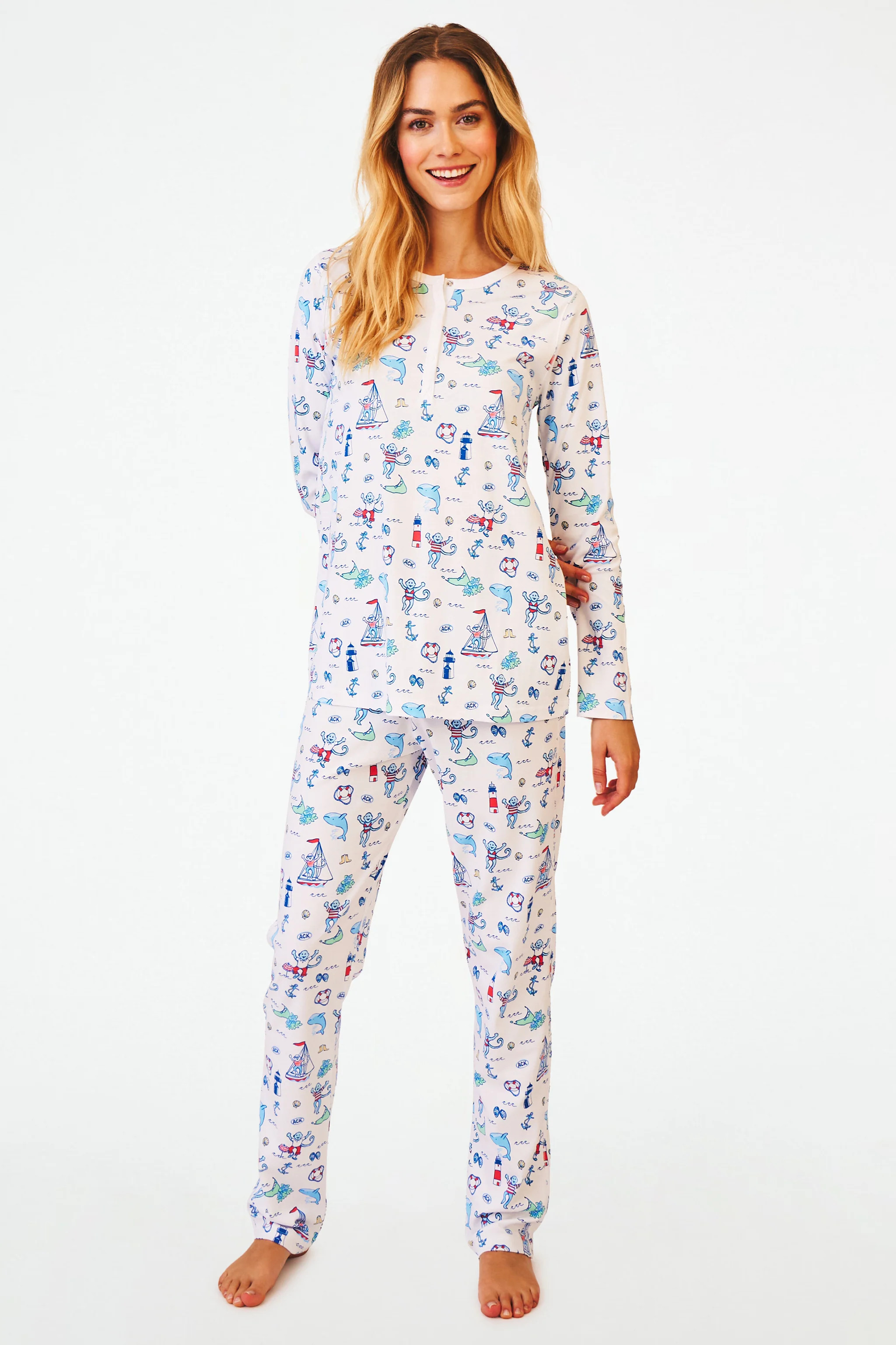 Nantucket Monkey Pajamas | Roller Rabbit | Roller Rabbit