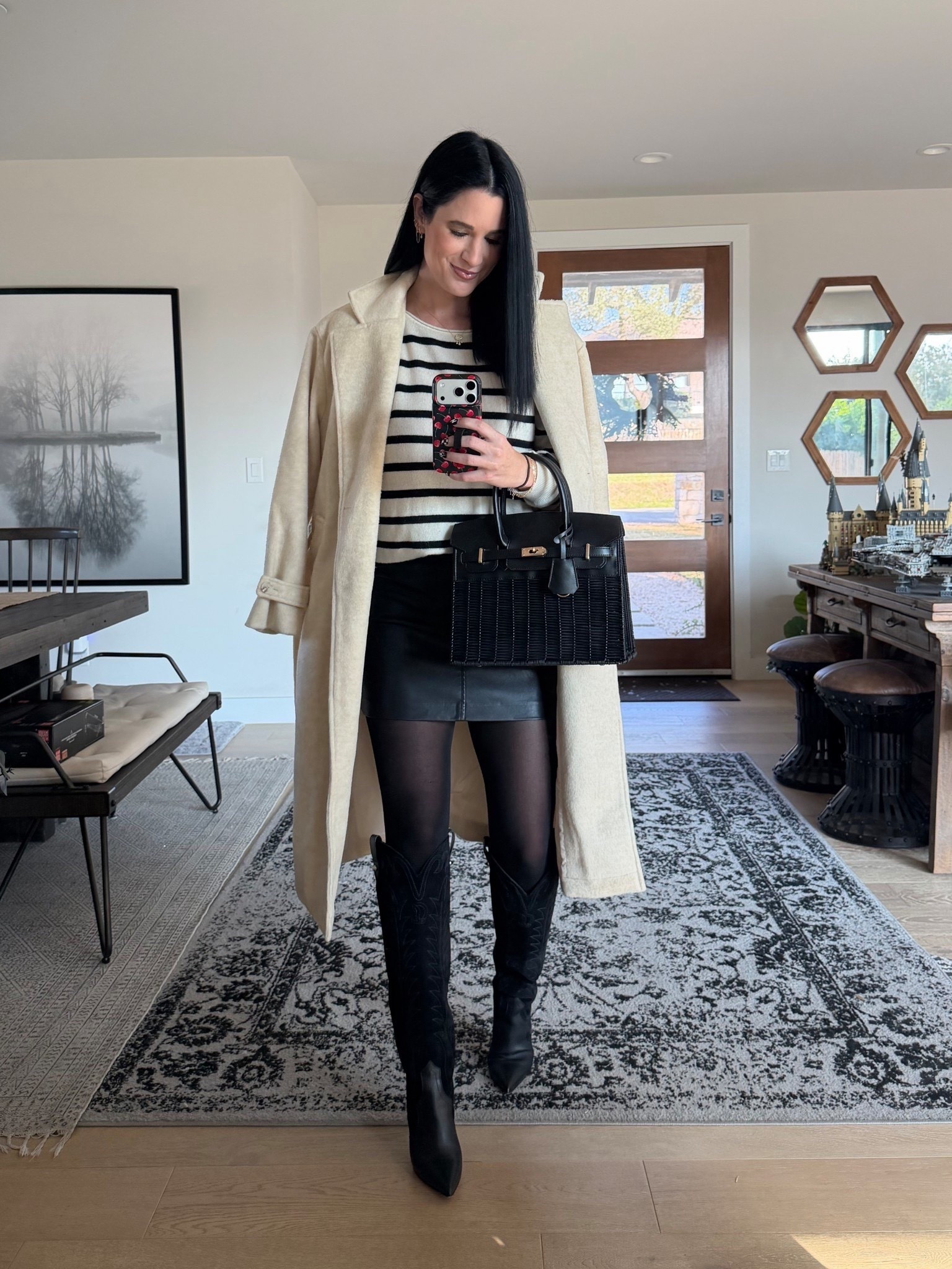 Just noticed my ivory belted coat is only $50 from $178. I’m in the size small.

My handbag is 20% off with code 20ASHLEY!

My black tights are 15% off with code dtkxspanx 