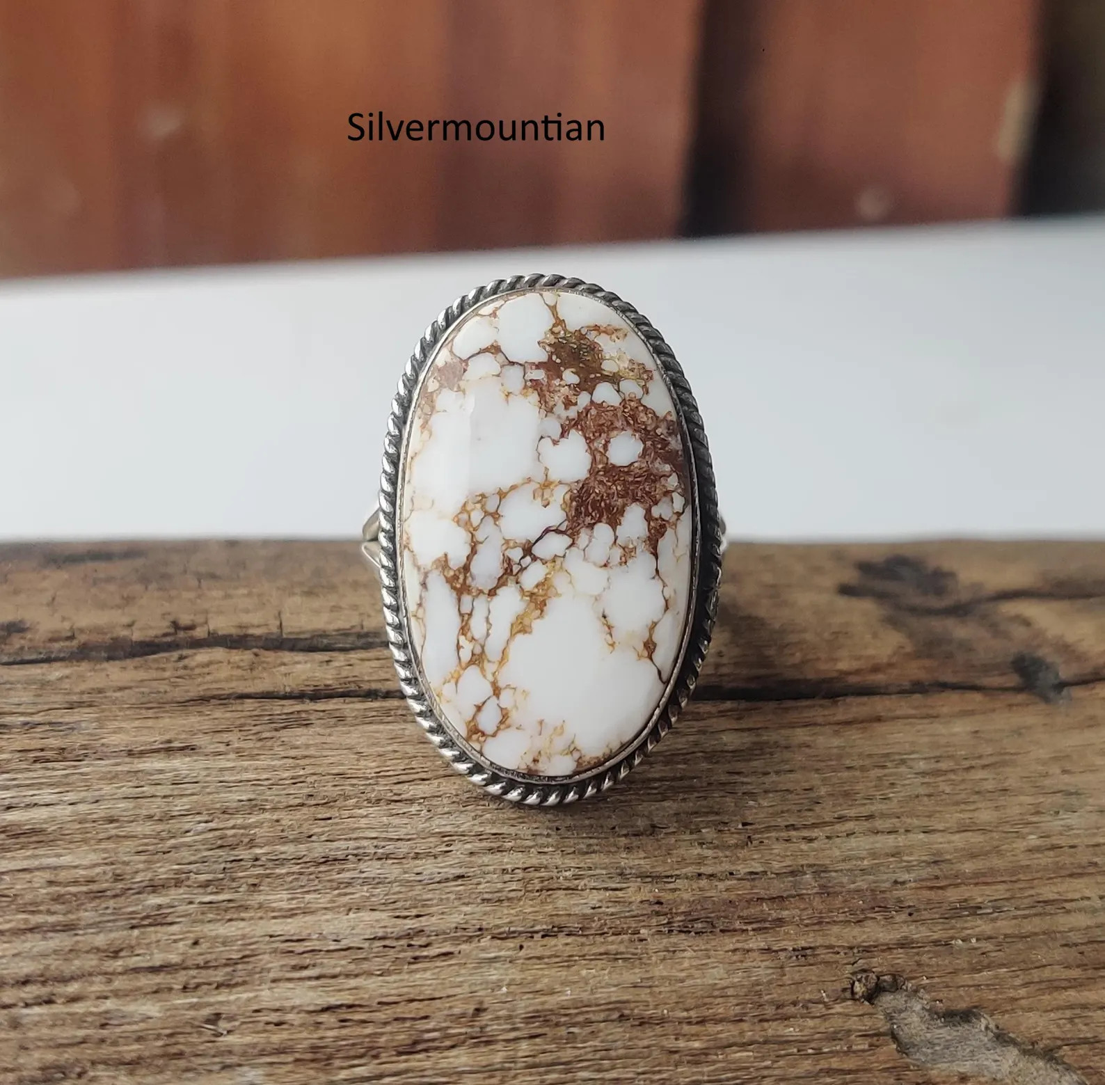 Wild Horse Turquoise Ring: Sterling Silver Statement Band - Etsy | Etsy (US)