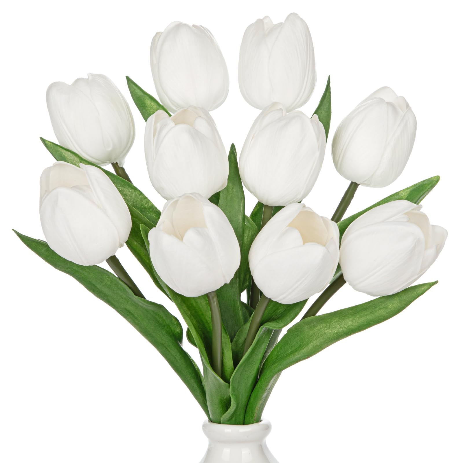 10pcs Blooming White-large | Amazon (US)