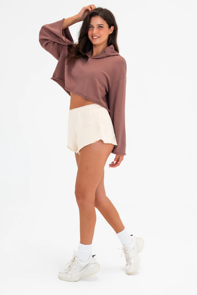 Vitality Homebody Dolphin Short - Ivory Washed | Vitality