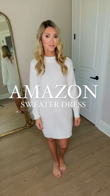 Amazon sweater dress! Love this for the holidays 

#LTKHoliday