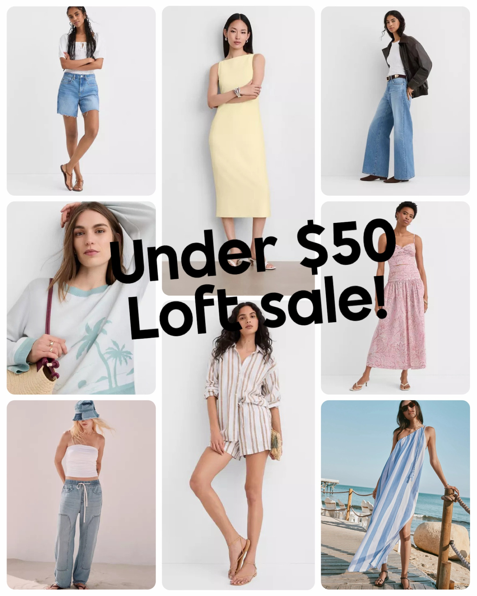 50% off + am additional 15% off loft sale 

#LTKSaleAlert