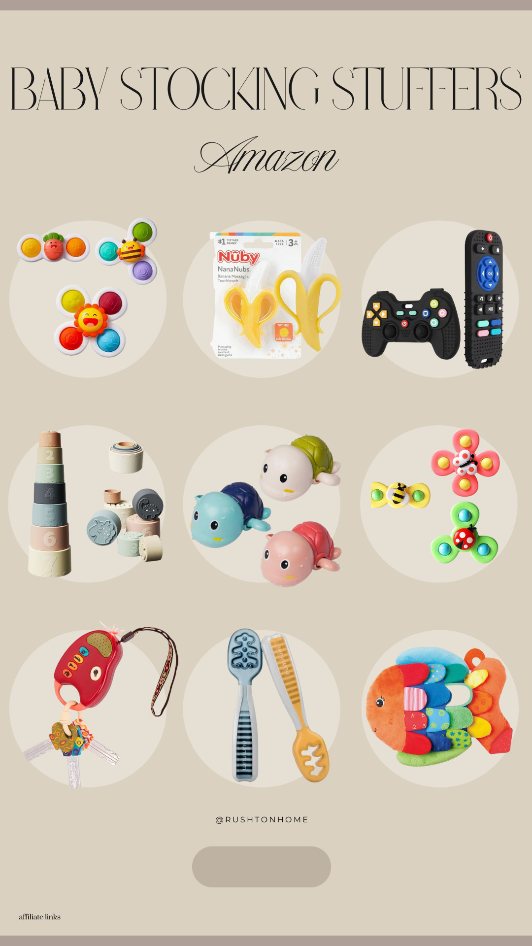 Baby Stocking Stuffers Amazon, baby stocking stuffers, baby christmas gifts, infant stocking ideas, toddler stocking stuffers, fidget toys for babies, baby stacking cups, baby banana teether, baby bath toys, baby sensory toys, baby learning toys, baby entertainment toys, baby keys toy, teething spoons, soft baby book, amazon baby toys 

 #LTKGiftGuide #LTKHoliday #LTKSeasonal