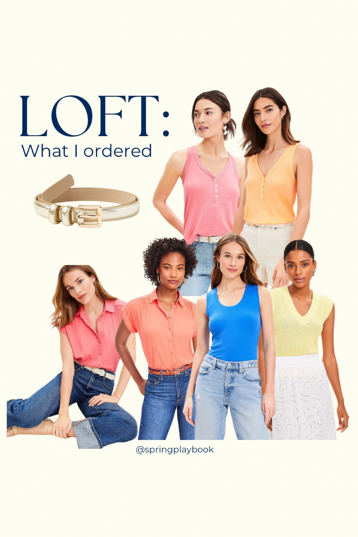 What I ordered from the LOFT Sale! These Dolman shirts are a closet staple for me. They are classic but give me a polished natural vibe that I crave. You can never have too many gold belts, so make sure to add it to cart. I also linked items on sale that I have. 

#createdcolorful #createdcolorfulspring #hocspring #tcispring #pcaspring #lightspring #warmspring #truespring #brightspring #clearspring #paintboxspring #bluespring

#LTKSaleAlert #LTKOver40 #LTKMidsize