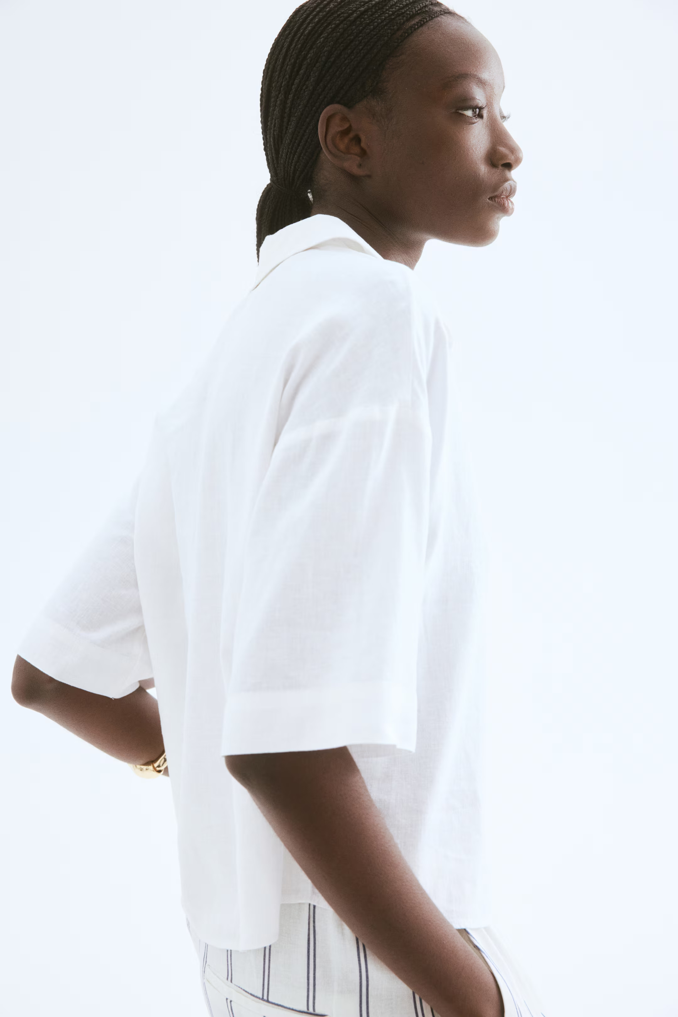 Linen-Blend Shirt | H&M (US + CA)