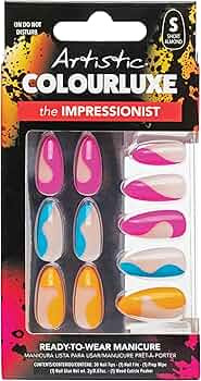 Artistic Colourluxe Press-On Tips - Kit Colourluxe Press-On Tips - Kits Nails - 30 Nails (On Do N... | Amazon (US)