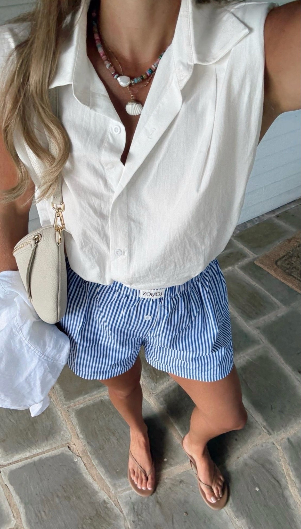Two of my favorite Amazon finds : button down top with striped boxer short

#LTKootd #LTKSeasonal