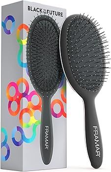 Framar Detangling Curly Hair Brush – No More Tangles Hairbrush – Elegant Detangler brush, Hai... | Amazon (US)