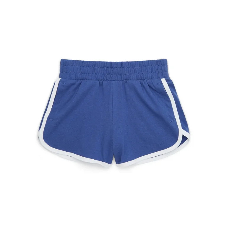 Wonder Nation Girls Knit Dolphin Shorts, Sizes 4-18 & Plus | Walmart (US)