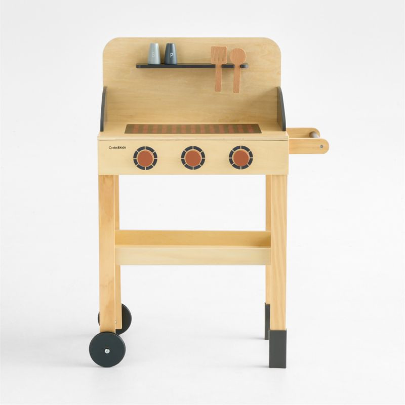 Modern Kids Barbecue Grill Play Set | Crate & Kids | Crate & Barrel