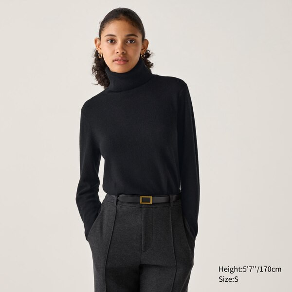 Cashmere Turtleneck Sweater | UNIQLO (US)