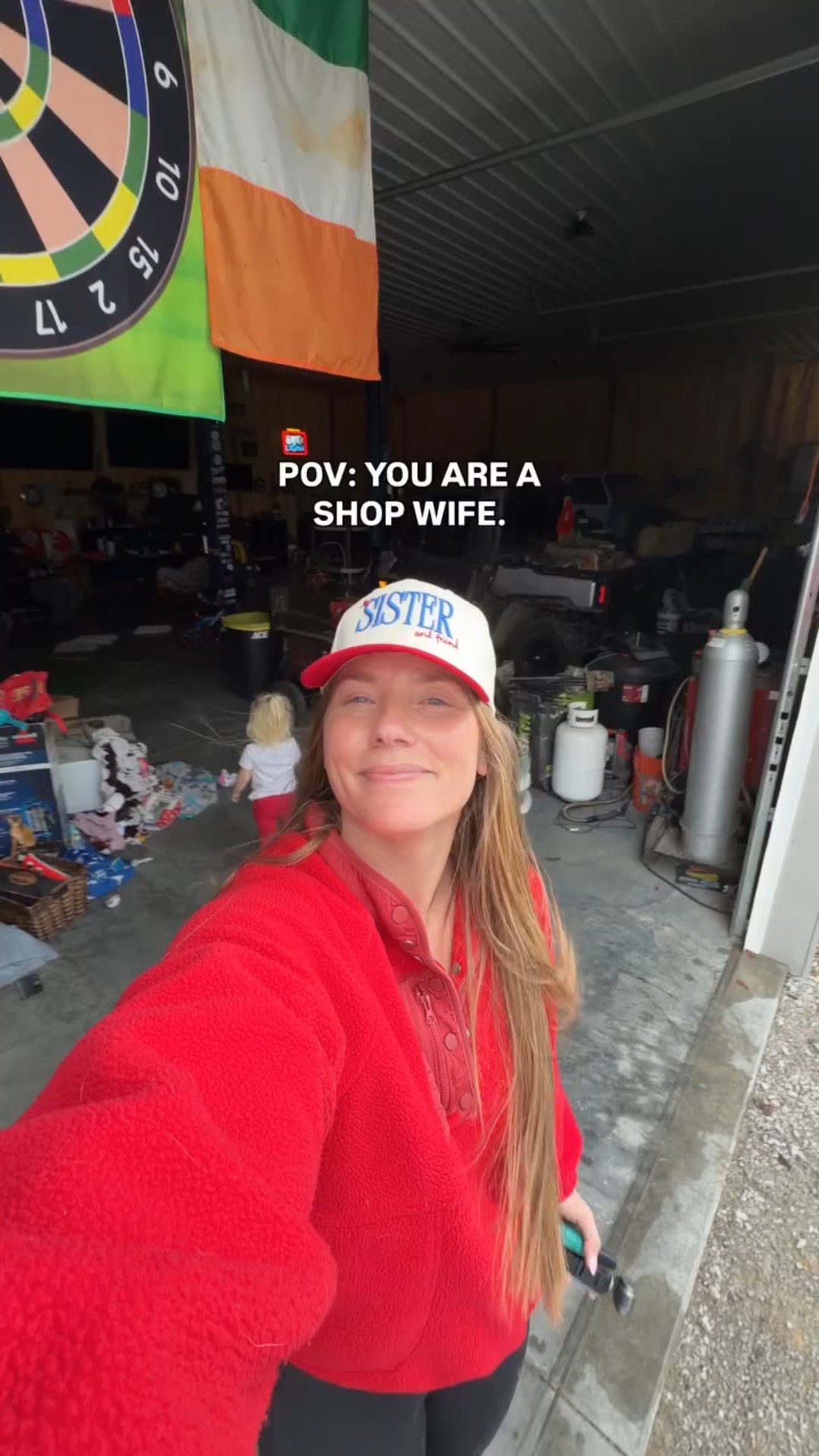 Shop wife life hits different 🔧😅 If you know, you know. Who else spends their evenings like this?! #shopwife #realisticlife