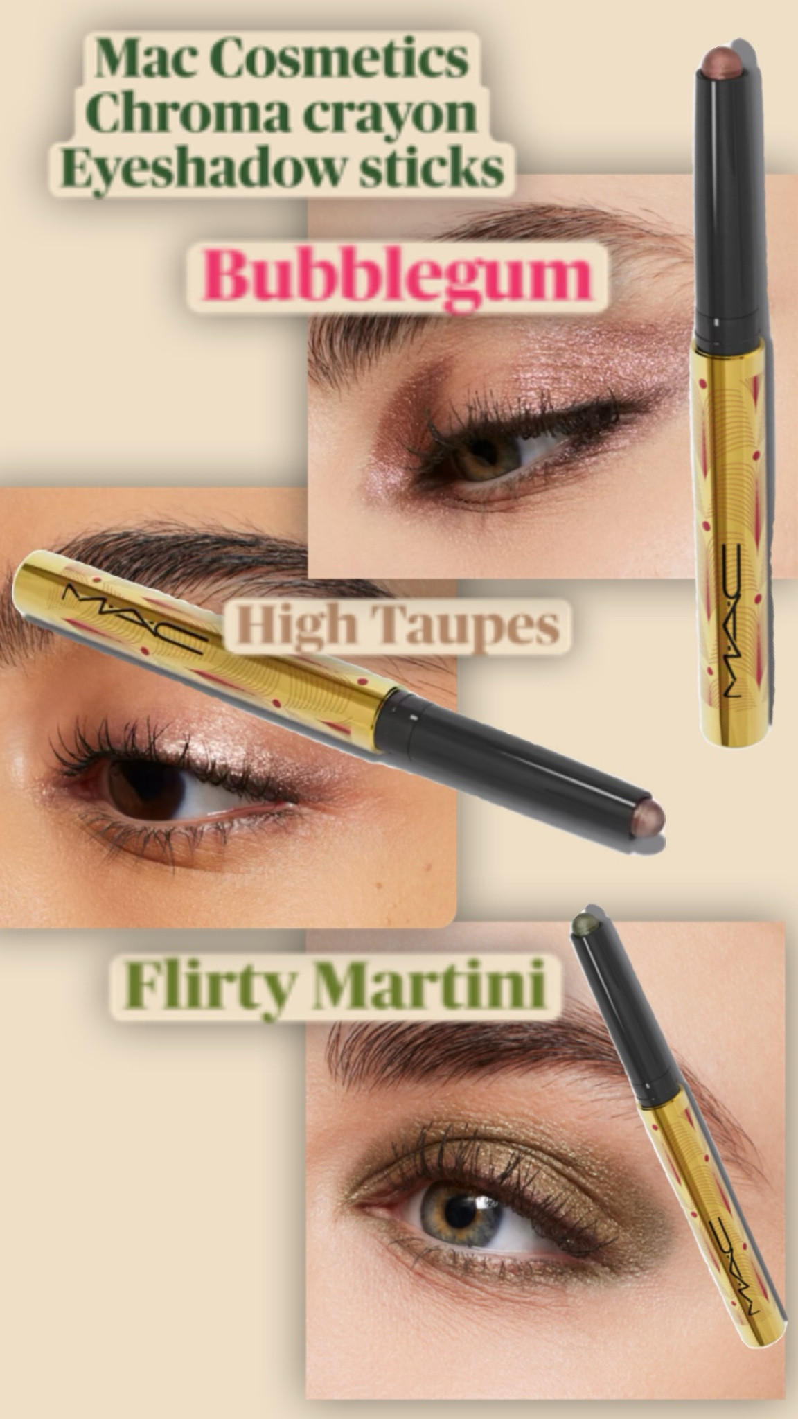 New Chroma Crayon Eyeshadow Sticks from MAC Holiday! 
These are absolutely amazing and easy to use! Longwear as well! 

#LTKGiftGuide #LTKBeauty #LTKCyberWeek