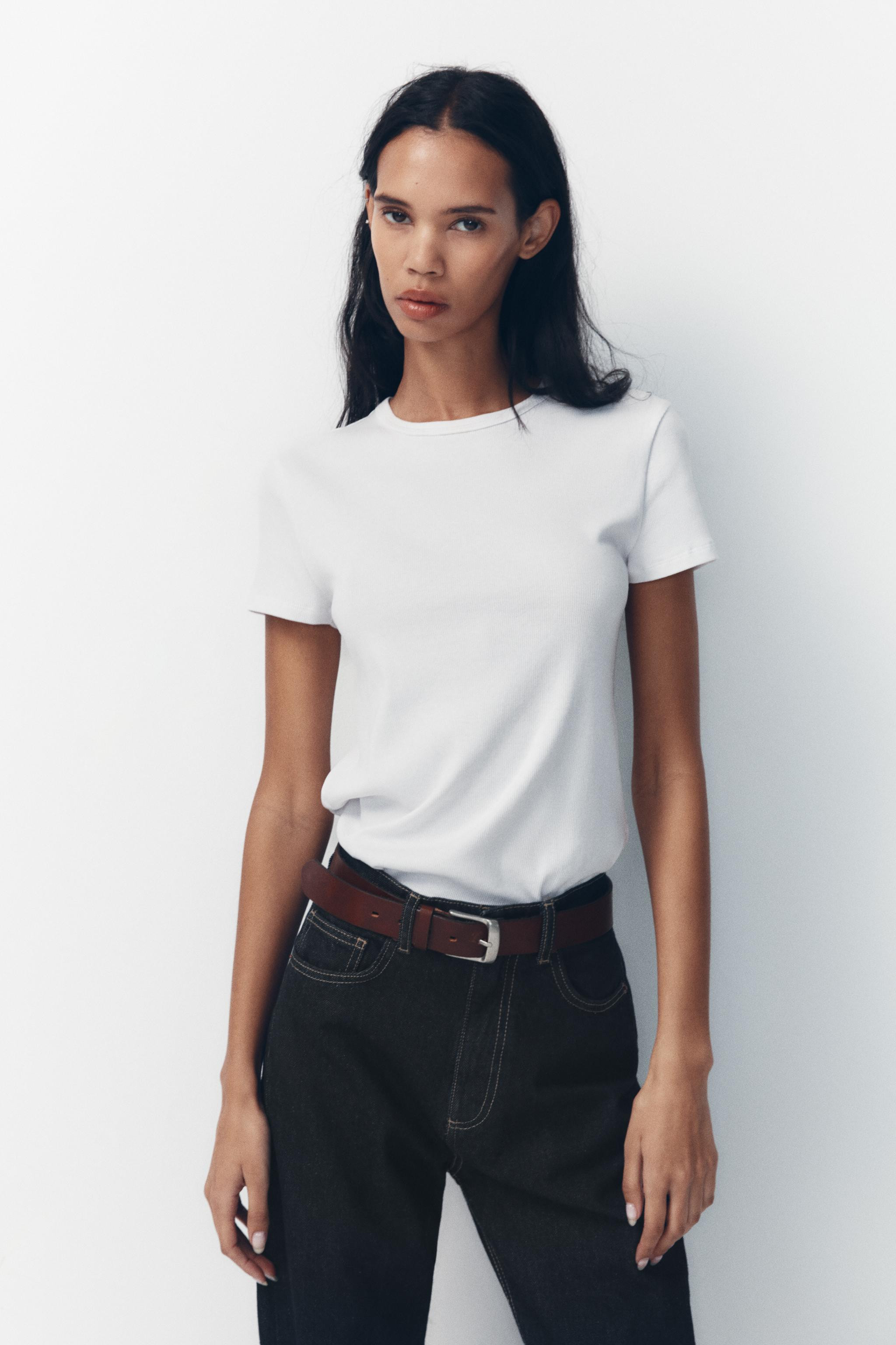 FULL LENGTH TRF HIGH RISE WIDE LEG JEANS | Zara US