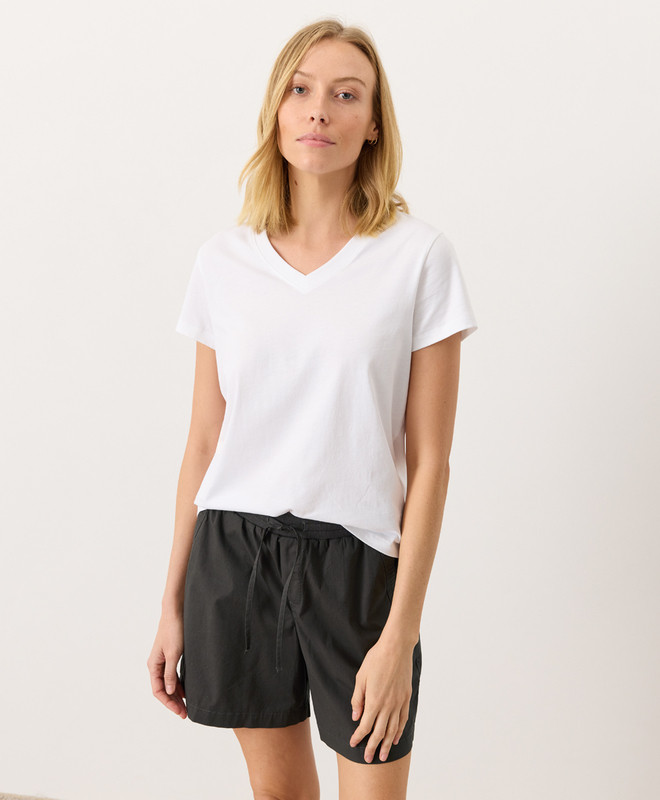 Women’s Softspun Essential V-neck Tee made with Organic Cotton | Pact | Pact Apparel