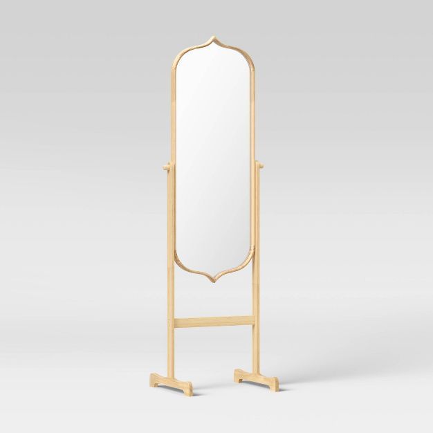 20" x 66" Top and Bottom Peak Standing Mirror Natural - Opalhouse™ | Target