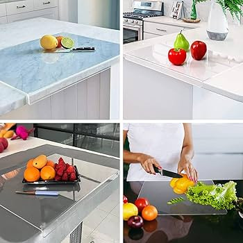 Acrylic Cutting Boards for Kitchen Counter, 2023 NEW Clear Cutting Board for Kitchen, Acrylic Ant... | Amazon (US)