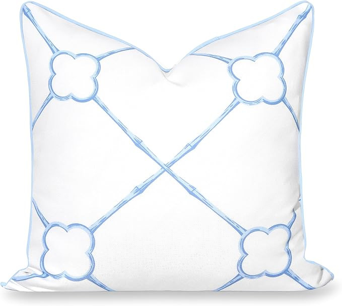 Hofdeco Premium Grandmillennial Coastal Hampton Patio Indoor Outdoor Throw Pillow Cover Only, 22"... | Amazon (US)