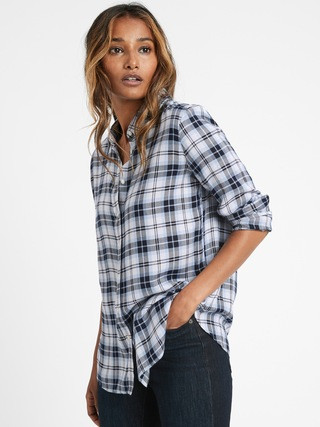 Dillon Classic-Fit Flannel Shirt | Banana Republic (US)