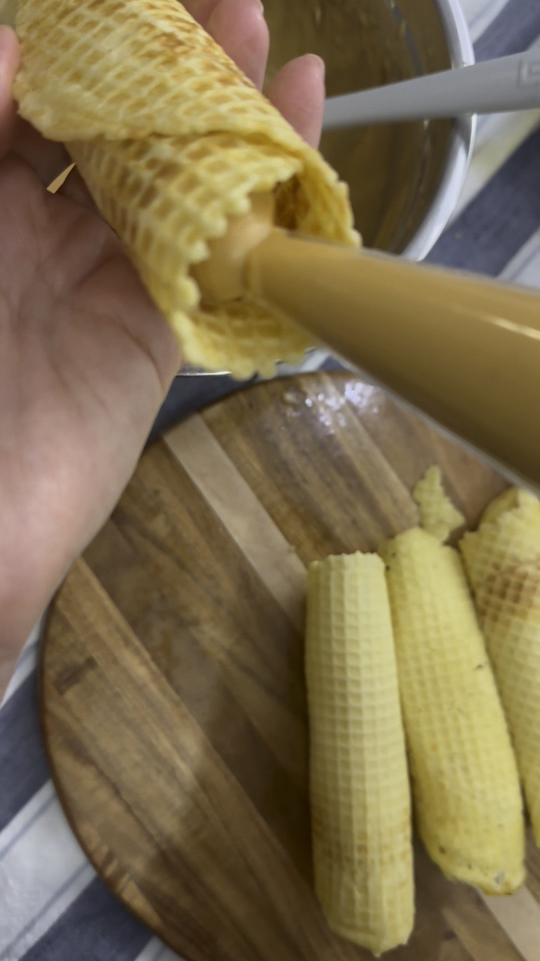 I can't think of a sweeter way to spend the weekend. These waffles are a childhood memory! They're kind of like ice cream cones, but more delicate and absolutely addictive! Filled with condensed milk cream?! It’s a dream! Making them is an event. Find the recipe @breathe.eat.create 

My waffle maker is old, but I linked a couple very similar ones!

#LTKParties #LTKFamily #LTKHome