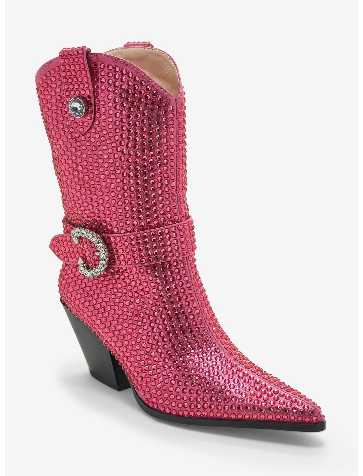 Azalea Wang Pink Bling Cowboy Boot | Hot Topic | Hot Topic