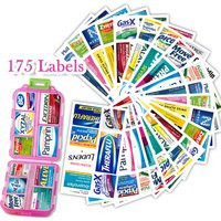 10 Grids Pill Organize Storage Container with 175 Labels Pill Case Health Medicine Organizer Travel Supply Mini Pill Box | AliExpress (US)