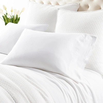 Cozy Cotton White Sheet Set | Annie Selke