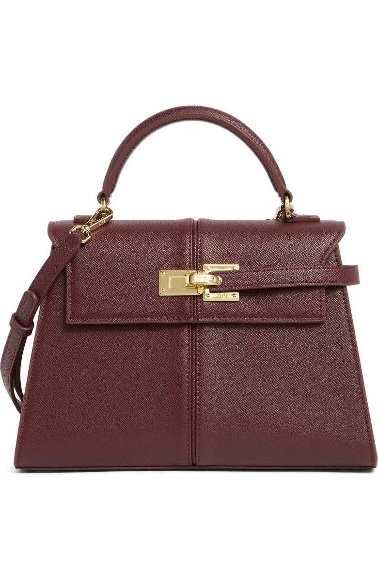 Large Elise Faux Leather Top Handle Bag | Nordstrom