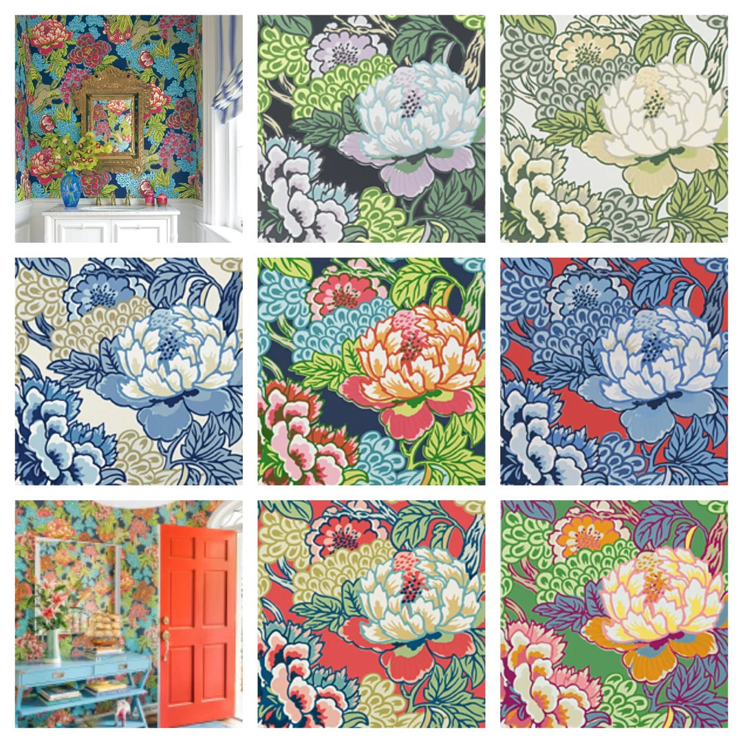 Thibaut Honshu Wallpaper packaged in Double Rolls other - Etsy | Etsy (US)