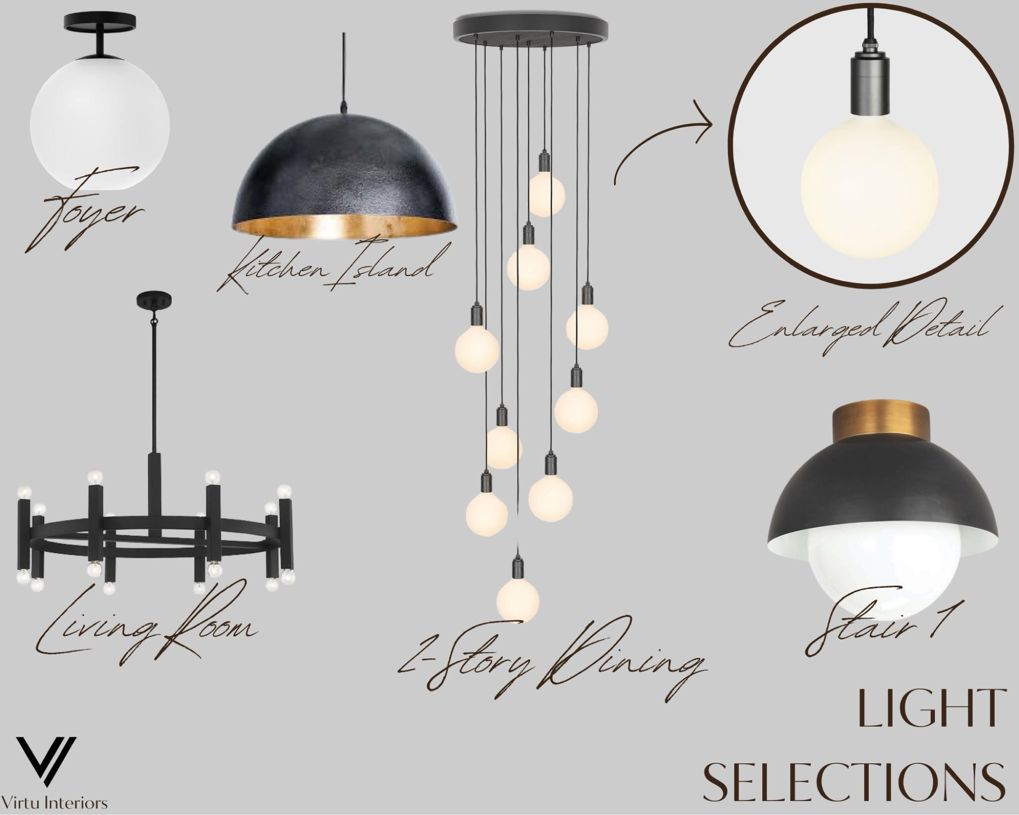 My first floor light fixture selections! 💡

#lighting #pendants #lightfixtures #lights #homedecor #ltkhome

#LTKHome