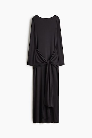H & M - Tie-Detail Jersey Dress - Black | H&M (US + CA)