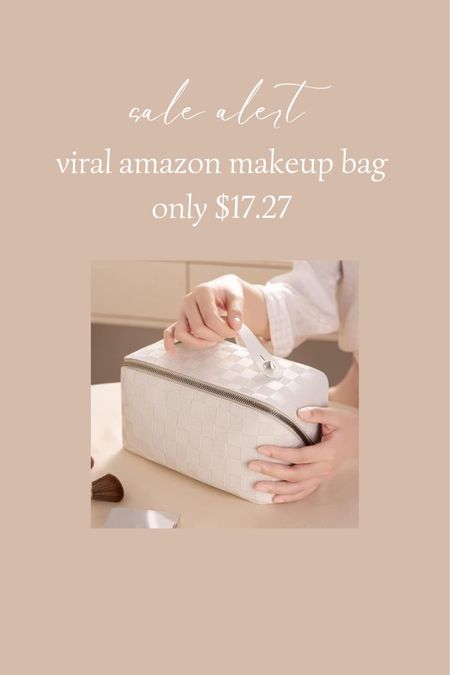 The viral amazon makeup bag is on sale right now! Would make a great gift! Large  spa city, leather, waterproof, great reviews! 

#LTKsalealert #LTKHoliday #LTKCyberWeek