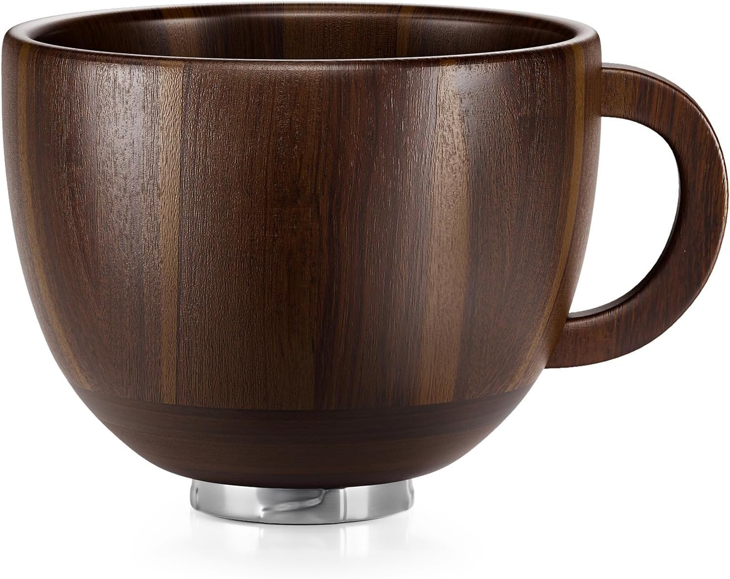 SpaceAid Wooden Bowl with Handle, Kitchen Space Aid Acacia Wood Mixing Bowls Holder for Stand Mixer, Compatible with 4.5 & 5 QT Tilt-Head Models Kitchen, Natural Wood | Amazon (US)