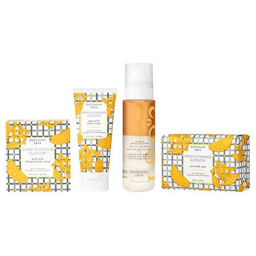 Beekman 1802 4-piece Honey Orange Blossom Bath & Body Collection AS | HSN