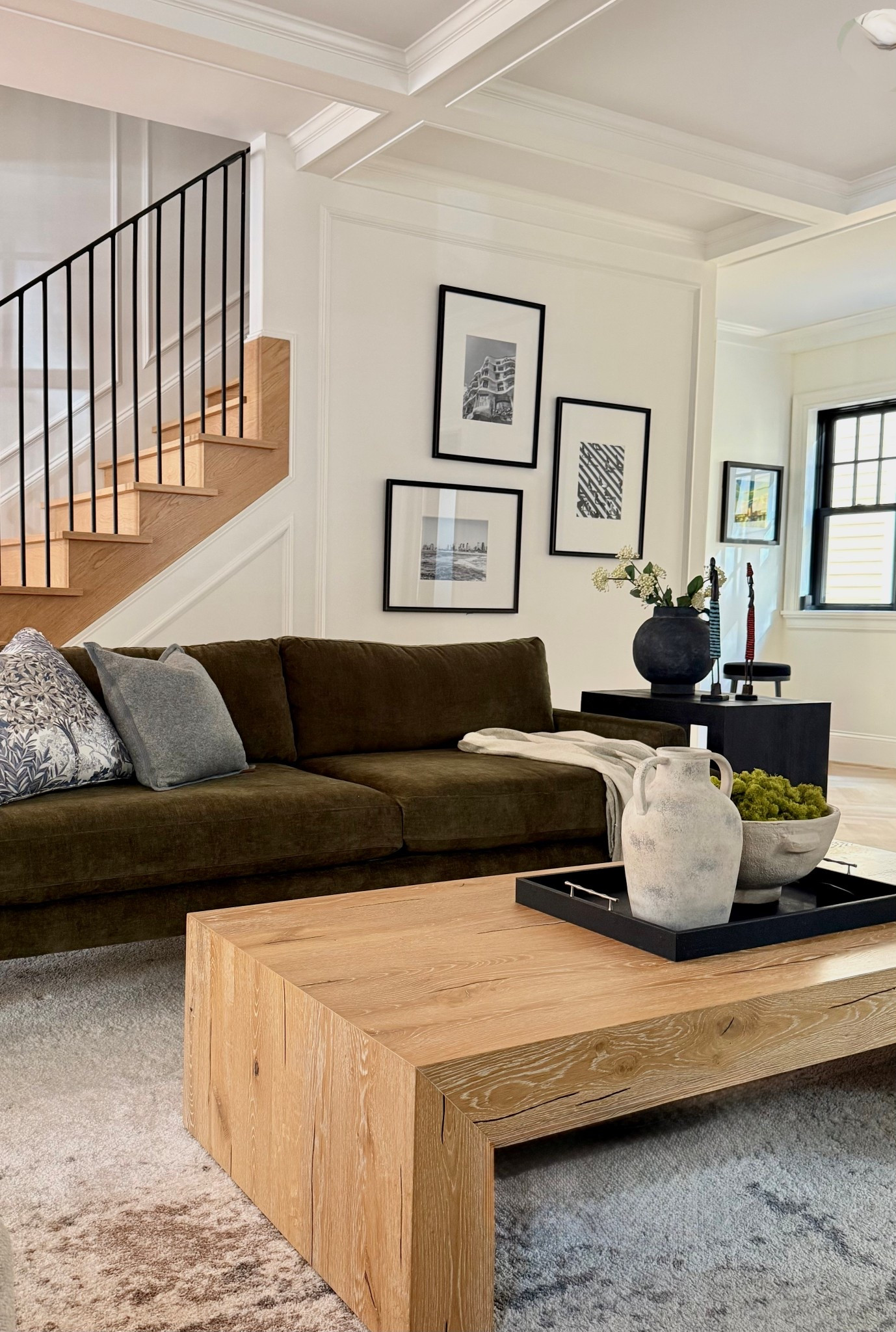 A cozy, modern living room layered with soft neutrals, natural wood, and just the right amount of contrast! 

#LTKStyleTip #LTKSaleAlert #LTKHome