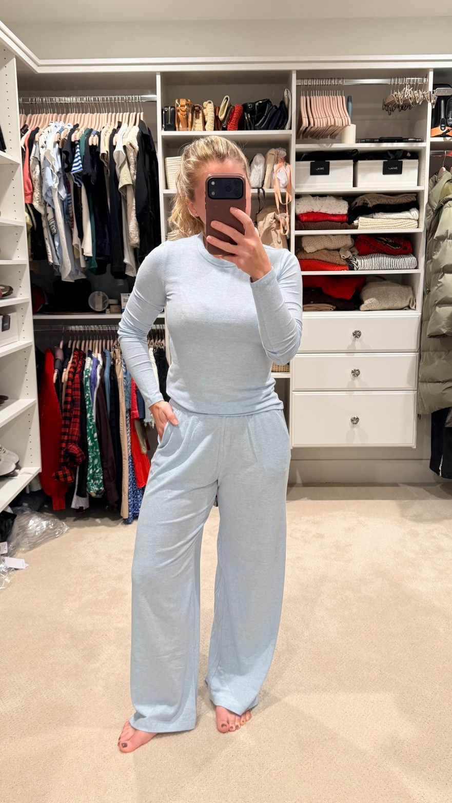 This petite cozy set is one of those pieces you reach for again and again. Comfortable enough to wear all day, polished enough to feel put together, and the fit is spot on without any extra length. Perfect for mornings at home, casual errands, or travel days when comfort matters most.

#LTKmorningroutine #LTKPetite #LTKFindsUnder100